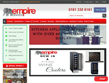 Tablet Screenshot of empirespares.co.uk